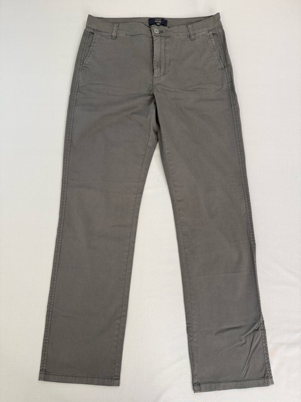 J. Crew Chino Pants Size 28 Light Brown/Green Excellent Condition Lightweight